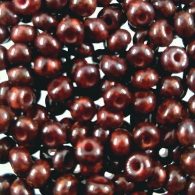 seed beads N6 Brown Travertine (25g) Czech - j1921