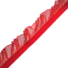 elastic lace with tulle 8+13mm red (1 meter) - lente06