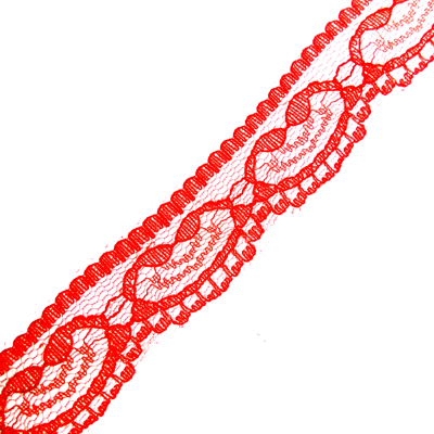 lace 22mm red (1 meter) - lente22
