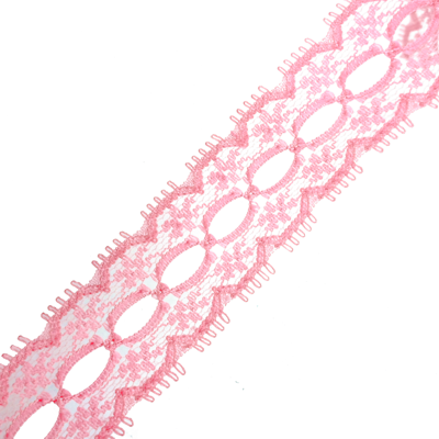 lace 30mm pink (1 meter) - lente24