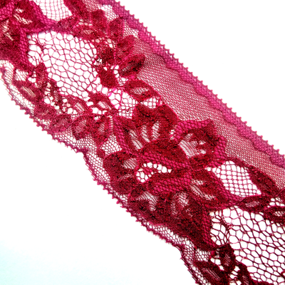 lace 70mm wine red (1 meter) - lente29