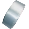 satin ribbon 25mm bluish white (1m) - lente54