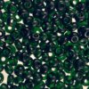 seed beads N6 dark Chrysolite transp. (25g) Czech - j369