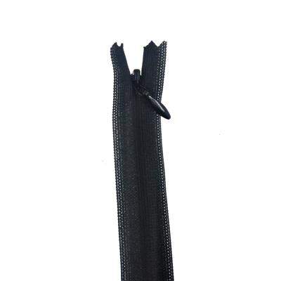 zipper hidden 20cm black - zip_20-me