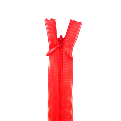 zipper hidden 20cm red - zip_20-sa