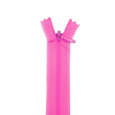 zipper hidden 20cm pink - zip_20-ro