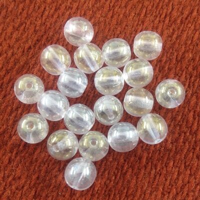 (Latviski) pērle apaļa 6mm (20gab) Crystal Iris