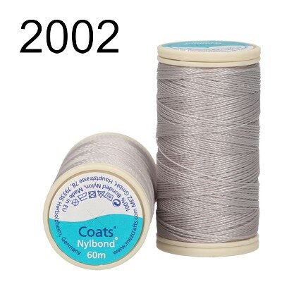 thread Nylbond 60m 100% bonded nylon Lightly Grey - ccoat450506002002