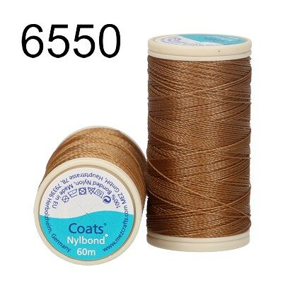 thread Nylbond 60m 100% bonded nylon Brown - ccoat450506006550