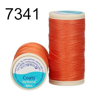 thread Nylbond 60m 100% bonded nylon Orange - ccoat450506007341