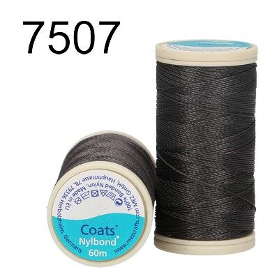 thread Nylbond 60m 100% bonded nylon Dark Grey - ccoat450506007507