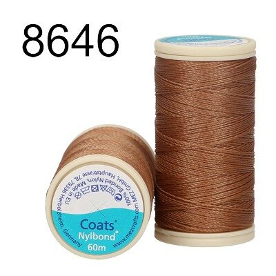 thread Nylbond 60m 100% bonded nylon Copper brown - ccoat450506008646
