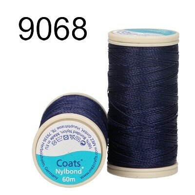 thread Nylbond 60m 100% bonded nylon dark Blue - ccoat450506009068