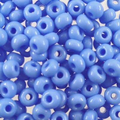seed beads N4 Powder Blue (25g) Czech - j506