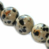 bead round 6mm Dalmation Jasper (10pcs) - f2969