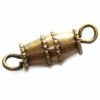 barrel clasp 16mm antique - f3107