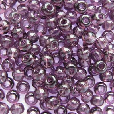 seed beads N6 Amethyst transp. (25g) Czech - j772