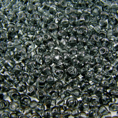 seed beads N8 Black Diamond (25g) Czech - j773
