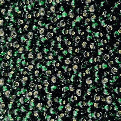 seed beads N10 Chrysolite silver lined (25g) Czech - j840