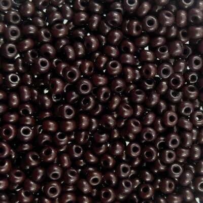 seed beads N9 Chocolate Brown (25g) Czech - j857