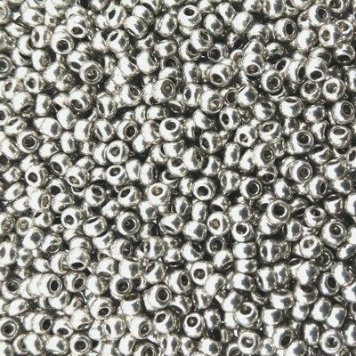 seed beads N10 Gray Sol-gel metallic (25g) Czech - j001
