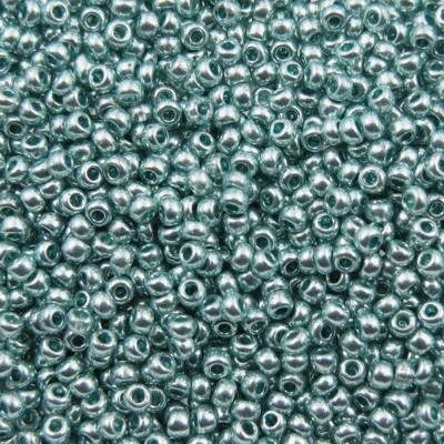 seed beads N10 Blue Sol-gel metallic (25g) Czech - j019
