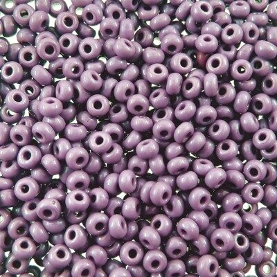 seed beads N7 Dark Purple (25g) Czech - j084