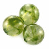 round plastic marble green 8mm (20pcs) - f7774