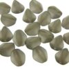 bead cone 7mm Smoke Grey Matte (30pcs) Czech - j3023