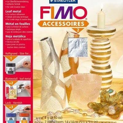 FIMO sheets 14x14cm 7pcs Silver - 4006608805951