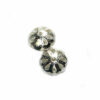 meatl bead 5x8mm silver color - f2015