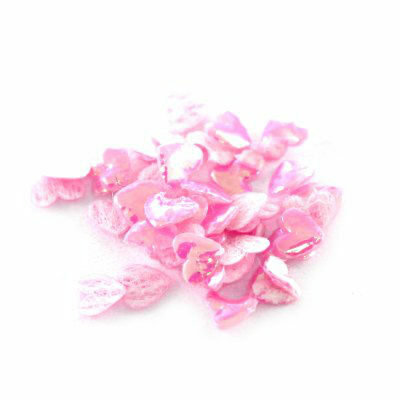 cloth hearts 3mm pink (~350pcs) - fn151