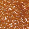 seed beads N6 Orange silver lined silky (25g) Czech - j1197