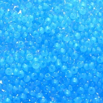 seed beads N11 Light Blue Alabaster (25g) Czech - j1199