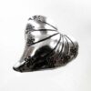 metal heart 26x24mm nickel color - s02410