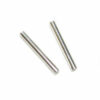 bugle 13mm (12pcs) silver plated - f2049