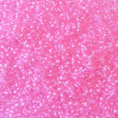 seed beads N13 Crystal Pink Metallic color lined (25g) Czech - j1267