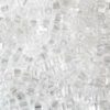 beads angular 3.4x3.4mm Crystal white lined (25g) Czech - j1252