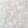 seed beads N5 White Alabaster eccentric (25g) Czech - j1303