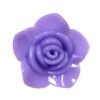 rose 35x14mm polymer 3-holes violet - s17117