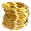memory wire d=55mm gold color  - f5046