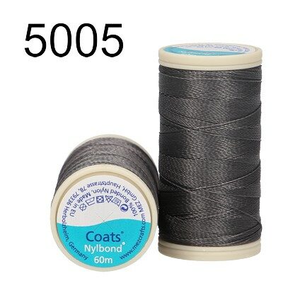thread Nylbond 60m 100% bonded nylon Dark Grey - ccoat450506005005