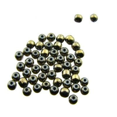 bead round 2mm Golden Pyrite (50pcs) - k954