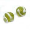 -60% bead round 12mm Cherries green matt (India) - b139