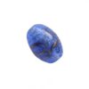 -60% bead oval 18x12 "Silver cloud" (India) blue - b279-4