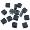 CzechMates bead 6x6mm 2-holes navy blue (24pcs) Czech - c66-22598