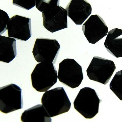 crystal MC bead Rondelle 4mm Black (20pcs) Czech - cmc423980