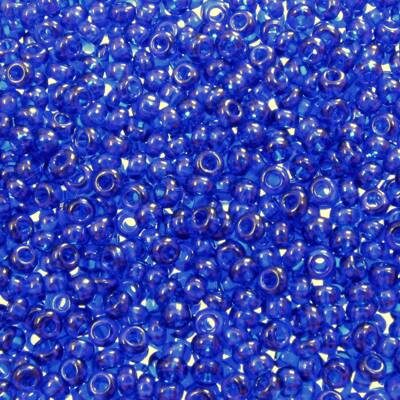 seed beads N9 Cobalt Blue transp. (25g) Czech - j1017