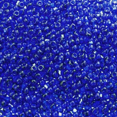 seed beads N11 Cobalt Blue transp. (25g) Czech - j1021