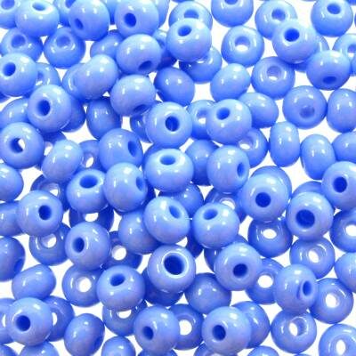 seed beads N6 Powder Blue (25g) Czech - j1022